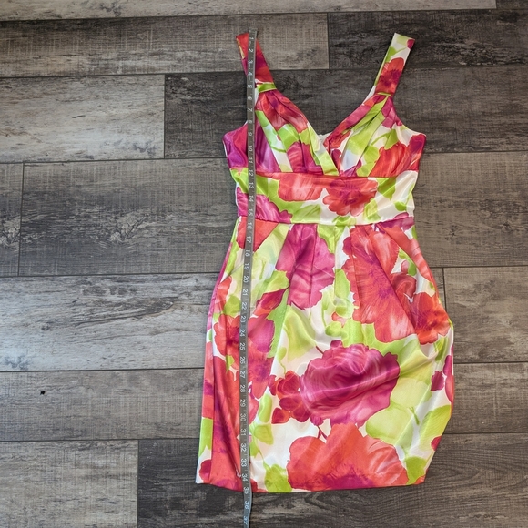 B Darlin Pink Empire Waist Sheath Dress for Weddings - Picture 9 of 9